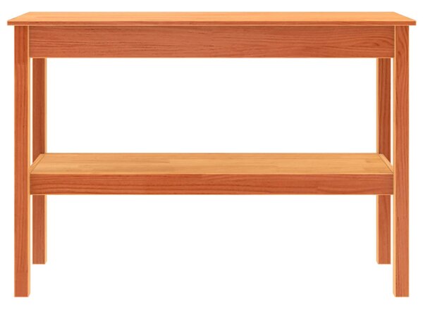 Konzolasztal Viaszbarna 110 x 40 x 75 cm Tömör fenyő