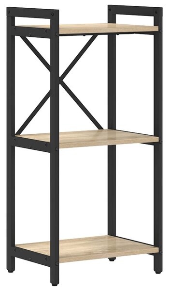 Könyvespolc 40 x 30 x 85 cm Szerelt Fa Sonoma tölgy