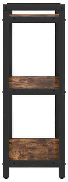 Könyvespolc 40 x 30 x 85 cm Szerelt Fa Füstölt tölgy