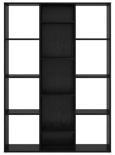 Szobaelválasztó Fekete tölgy 100 x 24 x 140 cm Szerelt Fa