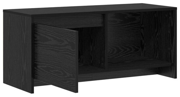 TV szekrény garnitúra 90 x 35 x 40 cm Fekete tölgy Szerelt Fa