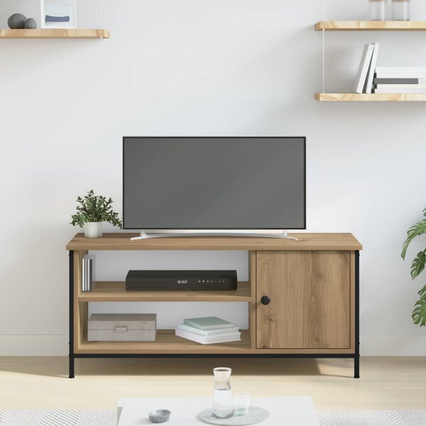 TV szekrény 100 x 40 x 45 cm Artisan tölgy Szerelt Fa