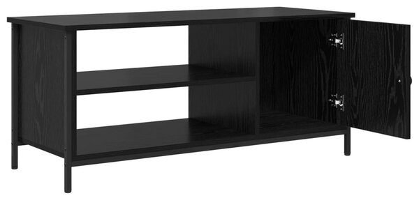 TV szekrény 100 x 40 x 45 cm Fekete tölgy Szerelt Fa
