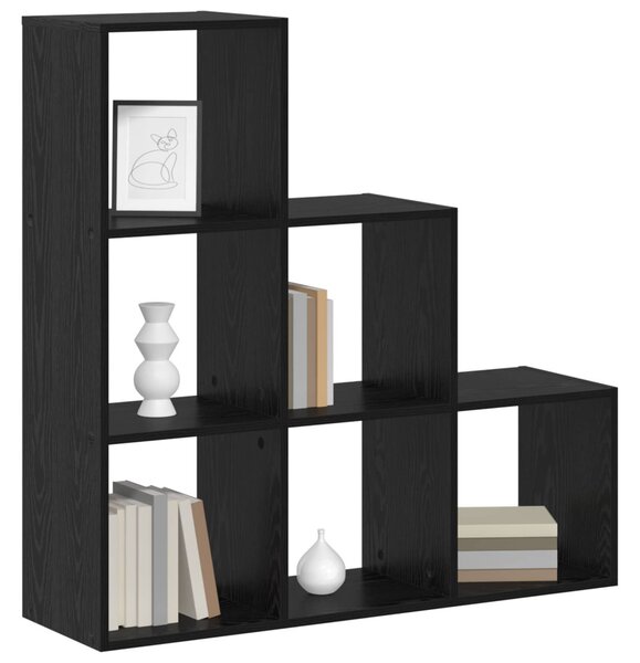 Szobaelválasztó könyvespolc 6 szintes 99 x 29 x 99 cm