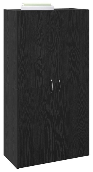 Irodai szekrény Fekete Tölgy 60 x 32 x 115 cm Szerelt Fa