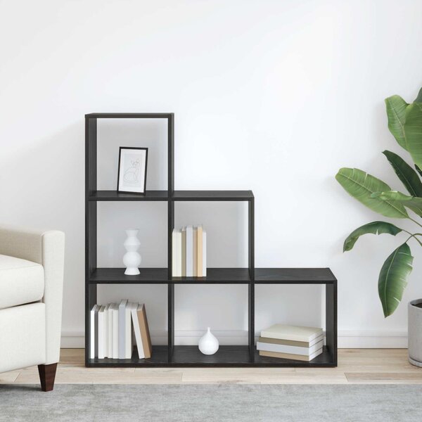 Szobaelválasztó könyvespolc 6 szintes 99 x 29 x 99 cm