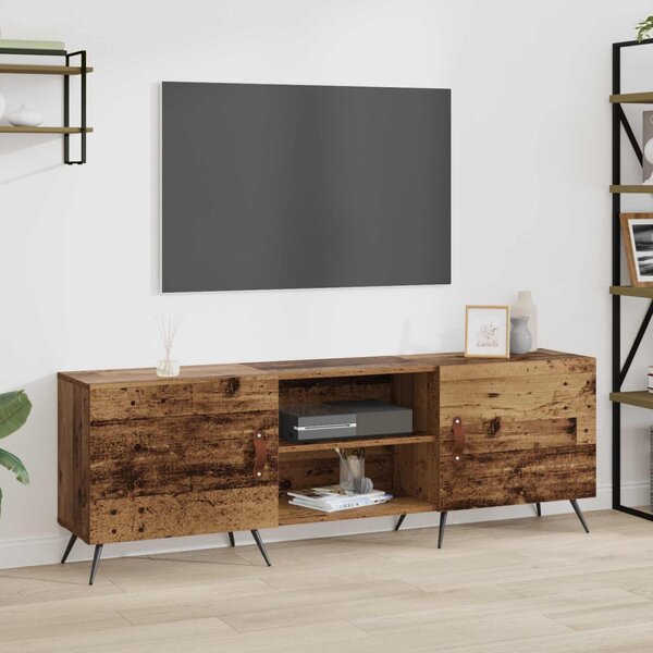 TV szekrény 150 x 30 x 50 cm Régi fa Szerelt fa