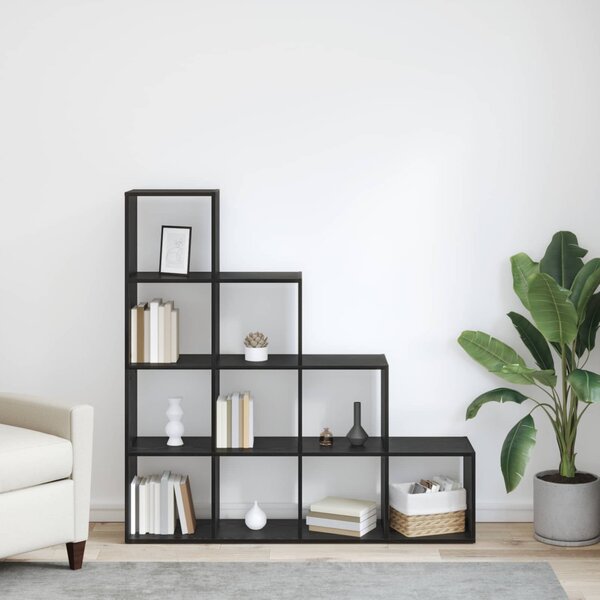 Szobaelválasztó könyvespolc 10 szintes 131,5 x 29 x 131,5 cm