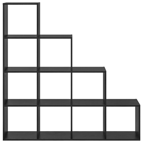 Szobaelválasztó könyvespolc 10 szintes 131,5 x 29 x 131,5 cm