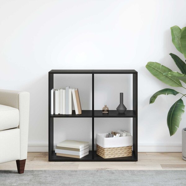 Könyvespolc 4 szintes 69,5 x 29 x 69,5 cm Szerelt Fa