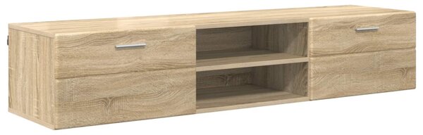 Fából Készült Szekrény 150 x 39 x 30 cm Sonoma tölgy Szerelt Fa