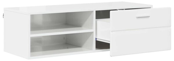 Fából Készült Szekrény 100,5 x 39 x 30 cm Beton Szürke