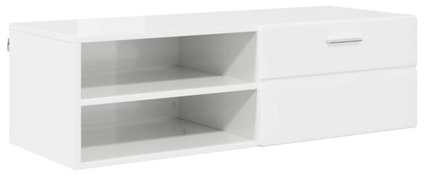 Fából Készült Szekrény 100,5 x 39 x 30 cm Beton Szürke