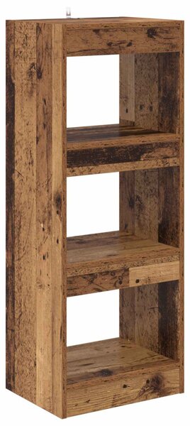 Könyvespolc 3 szintes 40 x 30 x 103 cm Szerelt Fa Régi fa