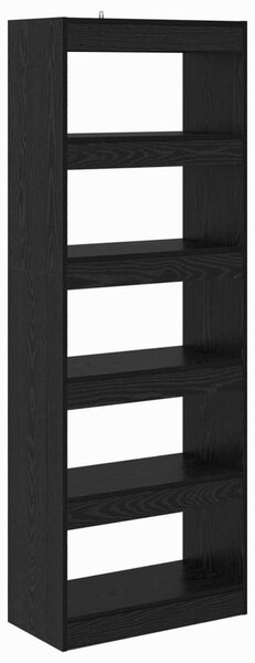 Könyvespolc 5 szintes 60 x 30 x 166 cm Szerelt Fa Musta tammi