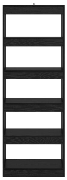 Könyvespolc 5 szintes 60 x 30 x 166 cm Szerelt Fa Musta tammi