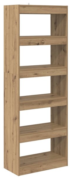 Könyvespolc 5 szintes 60 x 30 x 166 cm Szerelt Fa