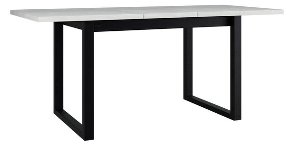 Asztal Victorville 327, 78x92cm, Sonoma tölgy, Fekete