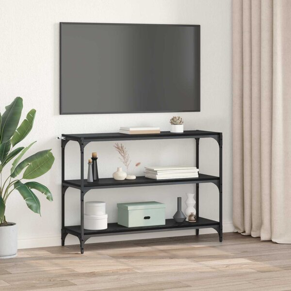 Könyvespolc Musta tammi 100 x 33 x 70,5 cm Műszaki fa és vas