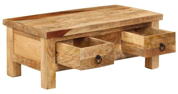 Tömör mangófa dohányzóasztal 90 x 45 x 35 cm