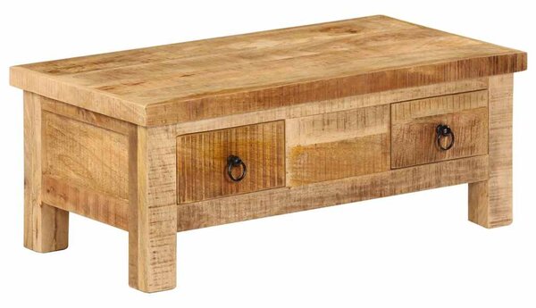 Tömör mangófa dohányzóasztal 90 x 45 x 35 cm