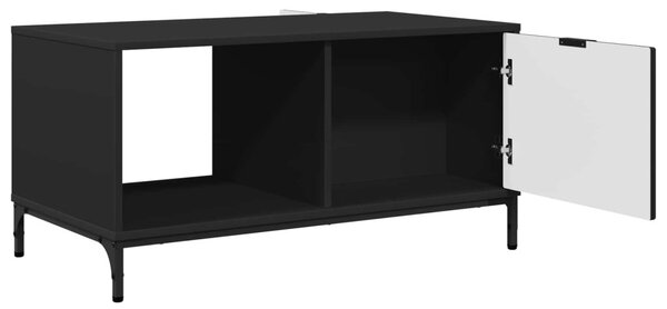 Dohányzóasztal Fekete tölgy 90 x 49 x 46 cm Szerelt Fa
