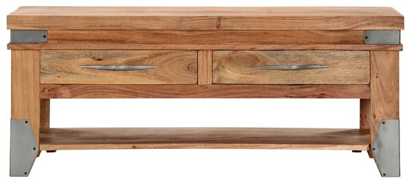 Tömör akácfa dohányzóasztal 110 x 52 x 45 cm