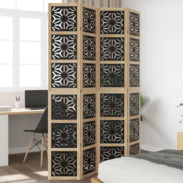 VidaXL Fa Térelválasztó - 4 Paneles - 140x220 cm