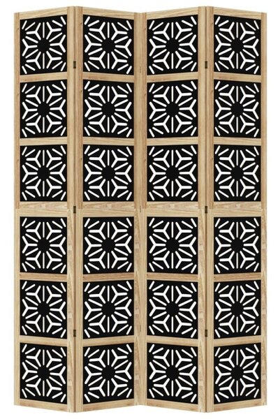 VidaXL Fa Térelválasztó - 4 Paneles - 140x220 cm