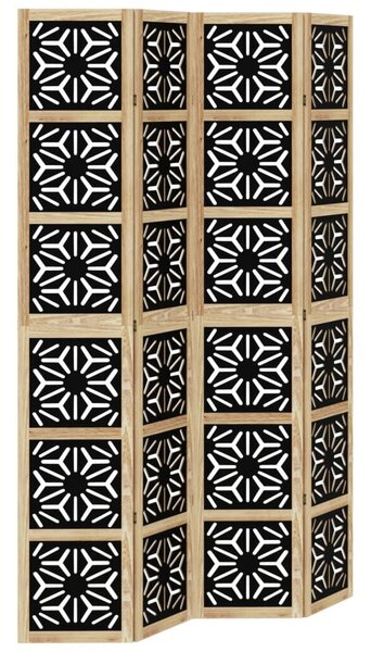 VidaXL Fa Térelválasztó - 4 Paneles - 140x220 cm