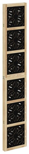 VidaXL Fa Térelválasztó - 4 Paneles - 140x220 cm