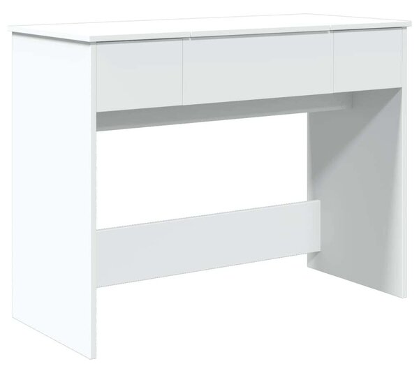 Fehér Fésülködőasztal Tükörrel - 100x45x76 cm