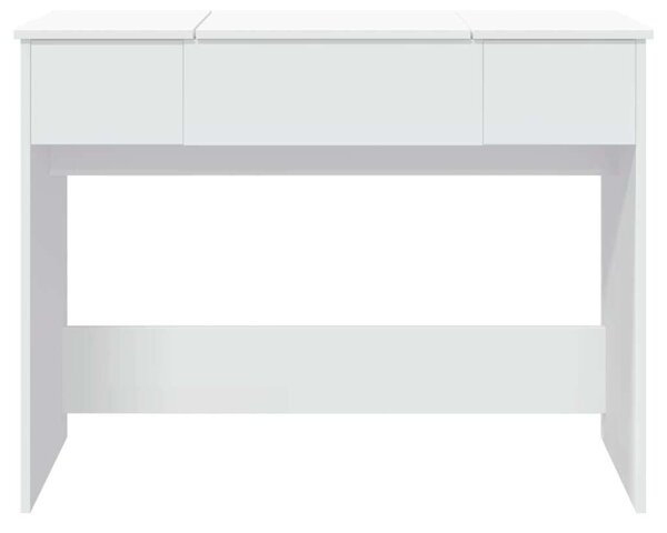 Fehér Fésülködőasztal Tükörrel - 100x45x76 cm