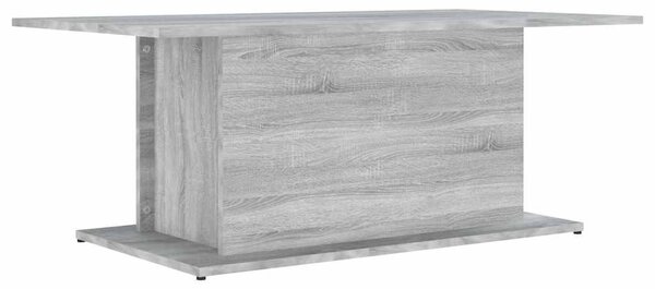 Szürke sonoma szerelt fa dohányzóasztal 102x55,5x40 cm