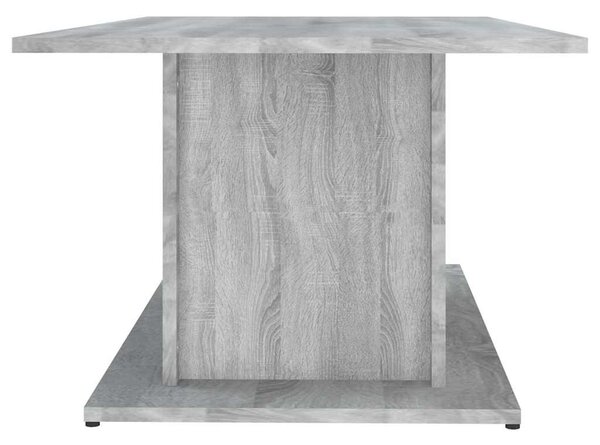Szürke sonoma szerelt fa dohányzóasztal 102x55,5x40 cm