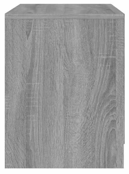 Szürke-sonoma színű forgácslap éjjeliszekrény 45x34,5x44,5 cm