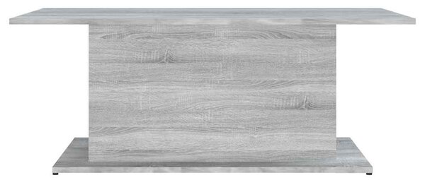 Szürke sonoma szerelt fa dohányzóasztal 102x55,5x40 cm