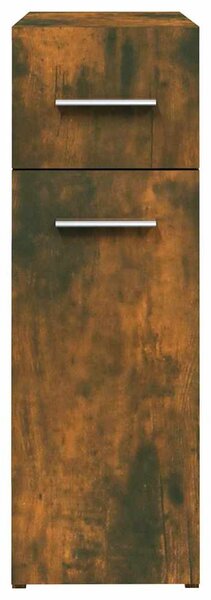 Füstös tölgy színű szerelt fa patikaszekrény 20 x 45,5 x 60 cm