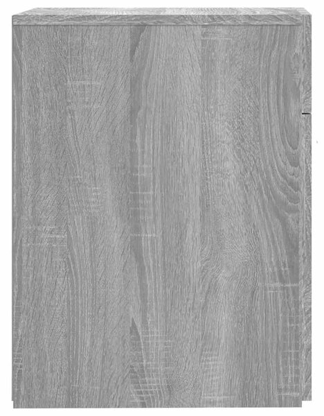 Szürke sonoma színű szerelt fa patikaszekrény 20x45,5x60 cm