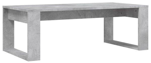 Betonszürke szerelt fa dohányzóasztal 102x50x35 cm