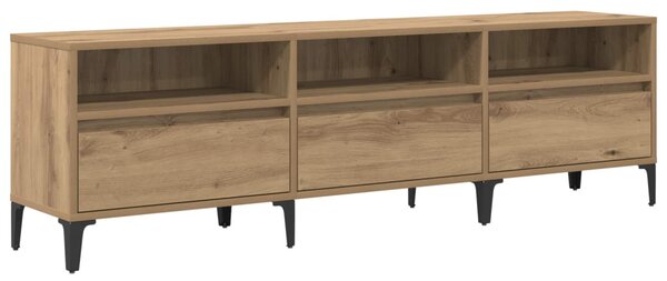 TV szekrény 150 x 30 x 45 cm Artisan tölgy Műszaki fa és vas
