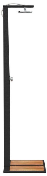 VidaXL Kültéri Zuhanyzó - Polyrattan - Akácfa - 224cm