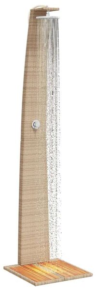 VidaXL Kültéri Zuhanyzó - Polyrattan és Akácfa - 224 cm