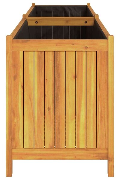 VidaXL Akácfa Virágtartó - 199x38,5x50 cm
