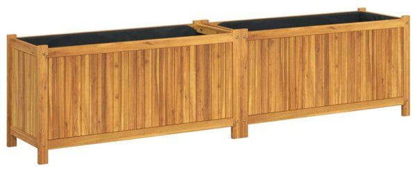 VidaXL Akácfa Virágtartó - 199x38,5x50 cm