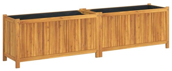 VidaXL Akácfa Virágtartó - 199x38,5x50 cm