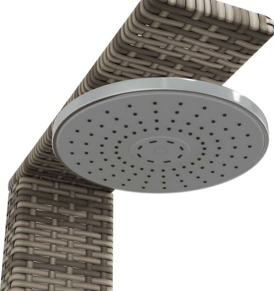 VidaXL Kültéri Zuhanyzó - Polyrattan & Akácfa - 224 cm