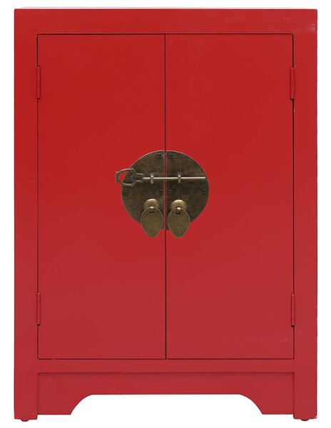 Piros császárfa éjjeliszekrény 38 x 28 x 52 cm
