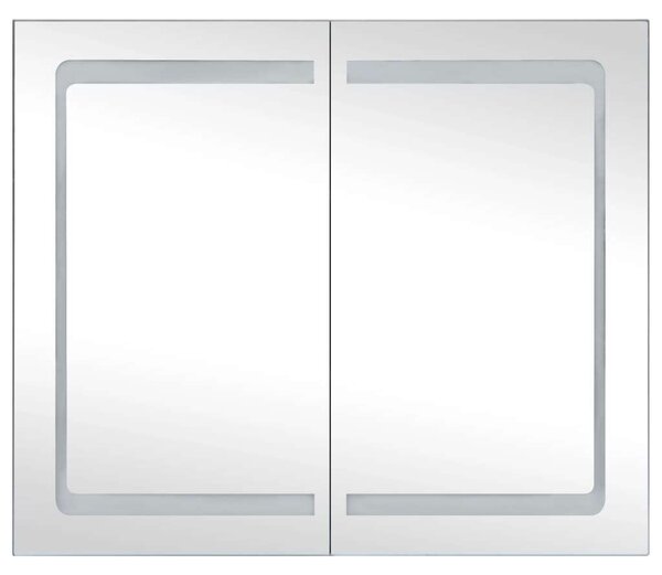 VidaXL LED Tükörfürdőszobaszekrény - 80cm