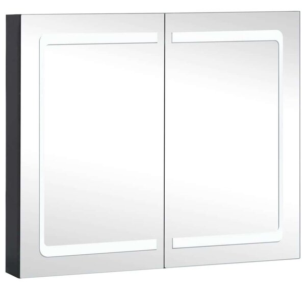 VidaXL LED Tükörfürdőszobaszekrény - 80cm